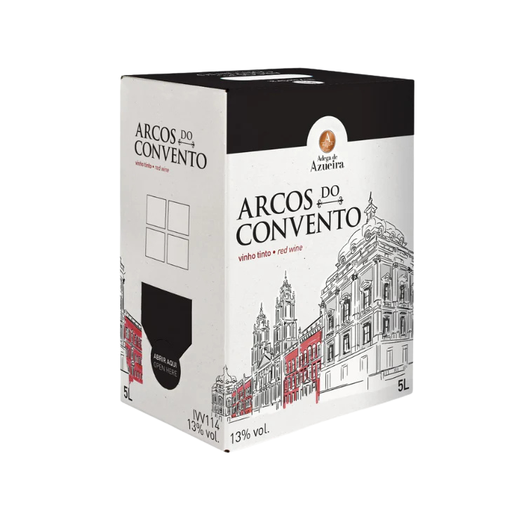Vinho Tinto Fino Meio Seco - Arcos do Convento Bag in Box 5L